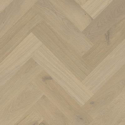 Premium Floors Nature’s Oak Herringbone Engineered Timber Flooring 14mm Aspen Grey Swatch