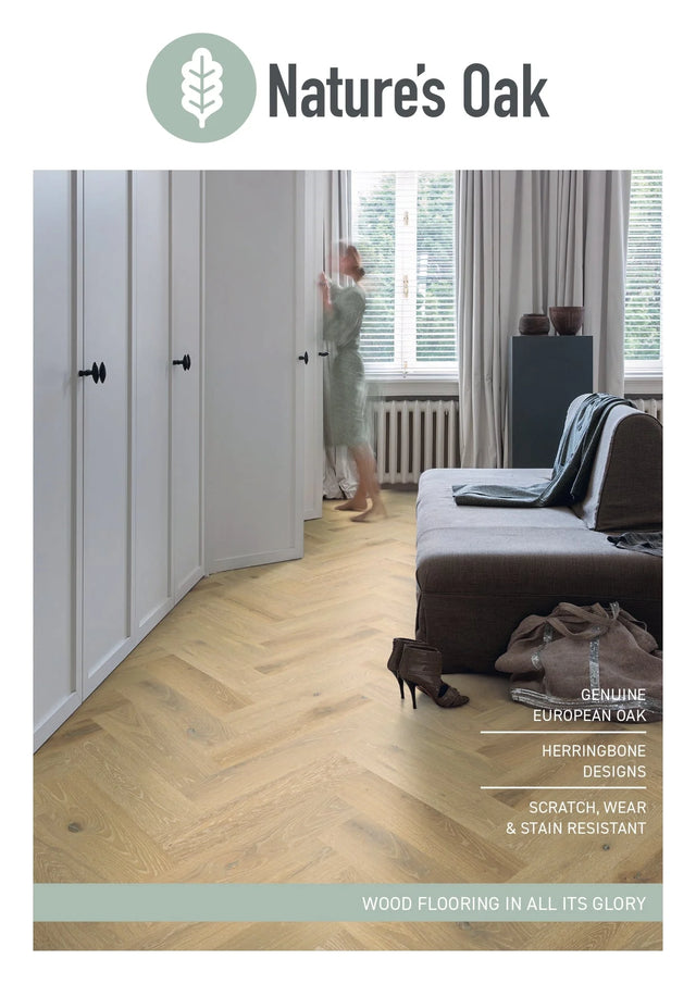 Premium Floors Nature’s Oak Herringbone Engineered Timber Flooring 14mm Featured Image