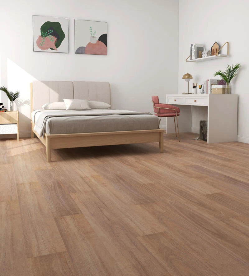 Premium Floors Titan Home Hybrid Flooring 5mm Natural Spotted Gum Setting
