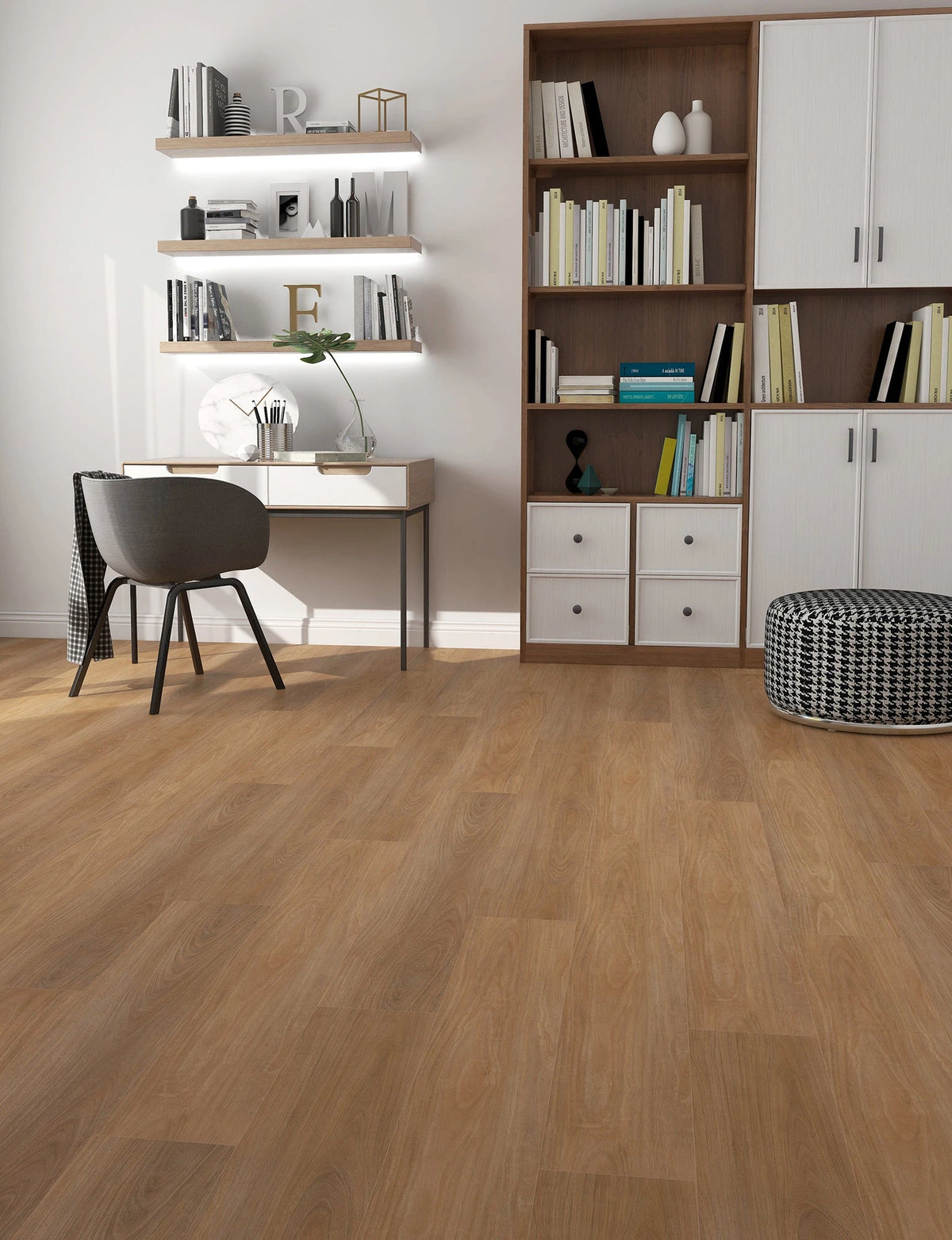 Premium Floors Titan Home Hybrid Flooring 5mm Warm Blackbutt Setting