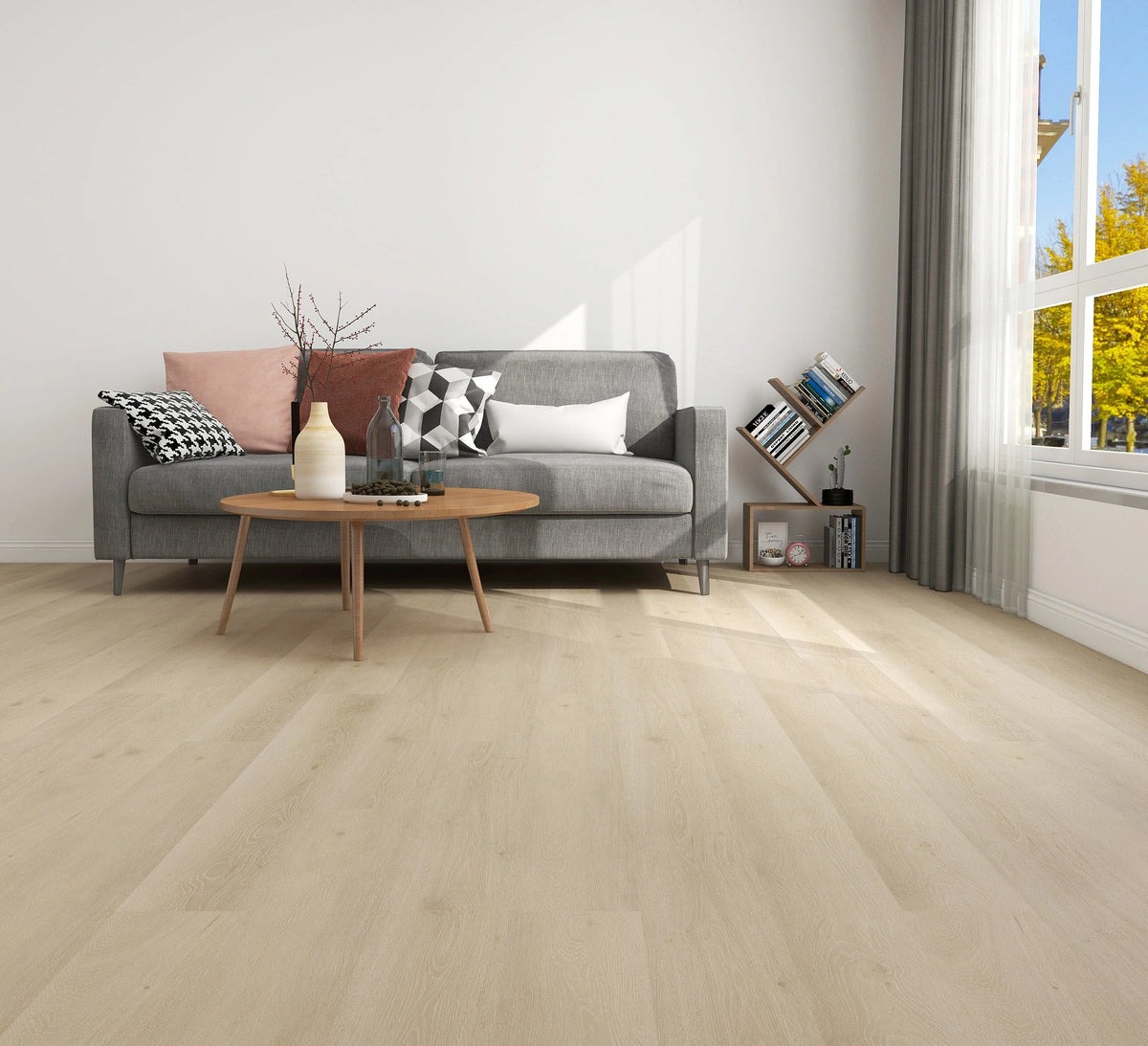 Premium Floors Titan Home Hybrid Flooring 5mm Warm White Oak Setting