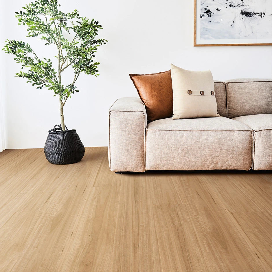 Premium Floors Titan Hybrid Flooring 6mm Bleached Blackbutt Setting