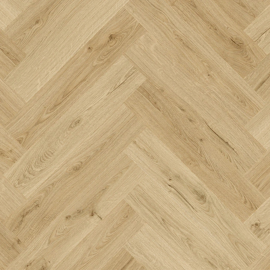 Quick-Step Ciro Herringbone Hybrid Flooring 6mm Botanic Beige Swatch
