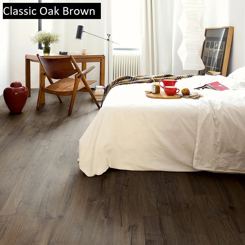 Quick-Step Impressive Laminate Flooring 8mm Classic Oak Brown Setting