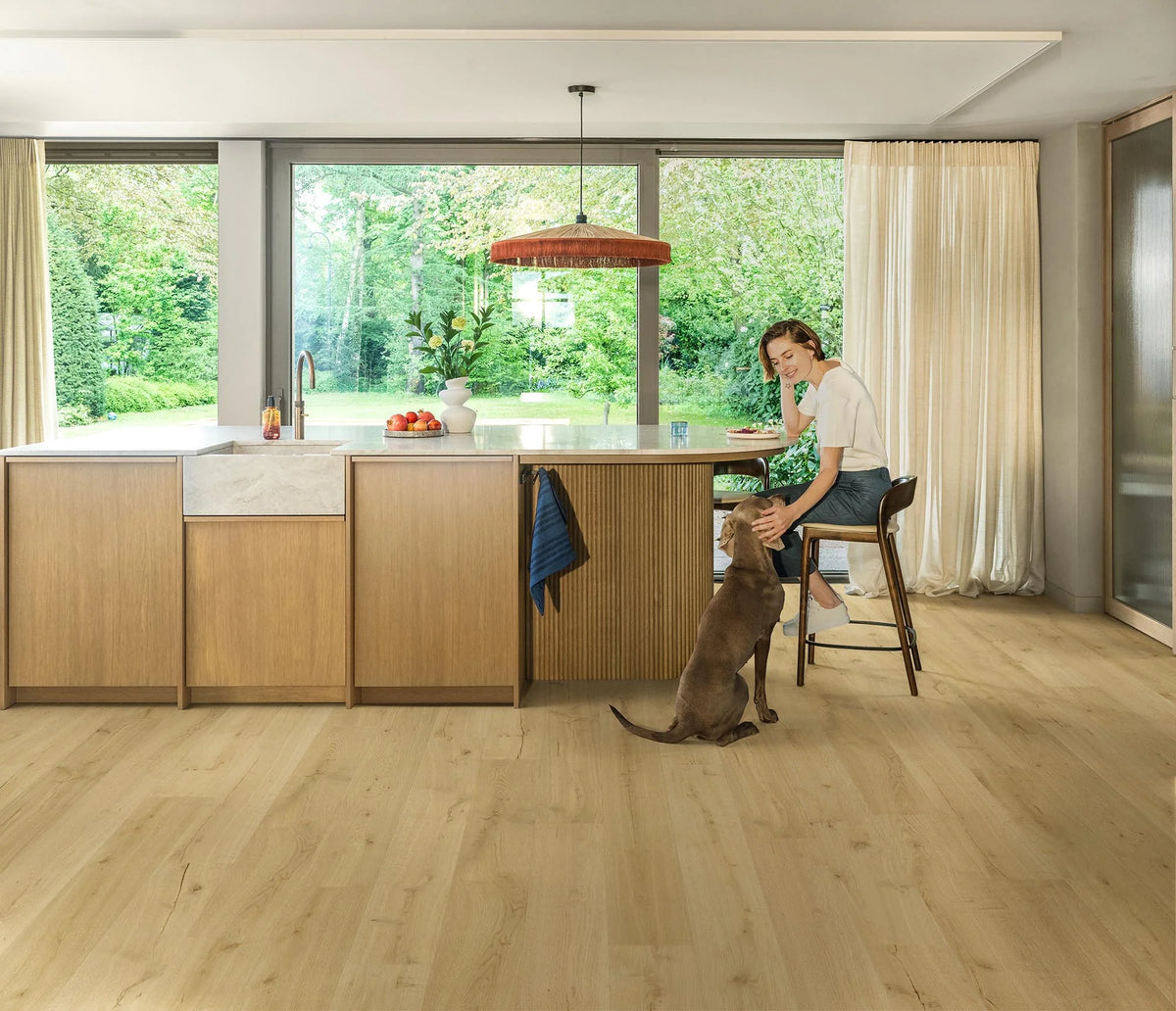 Quick-Step Impressive Ultra Laminate Flooring 12mm Almond Oak Setting