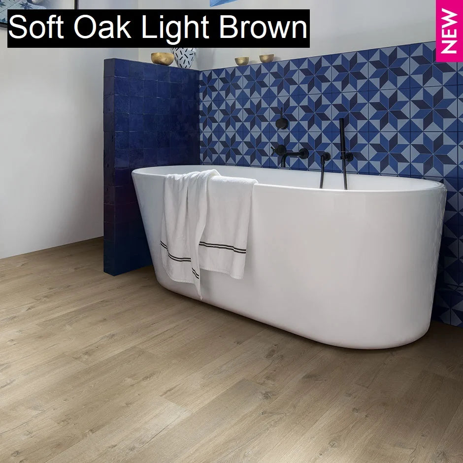 Quick-Step Impressive Ultra Laminate Flooring 12mm Soft Oak Light Brown Setting