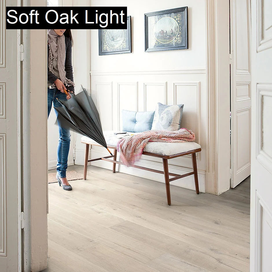 Quick-Step Impressive Ultra Laminate Flooring 12mm Soft Oak Light Setting