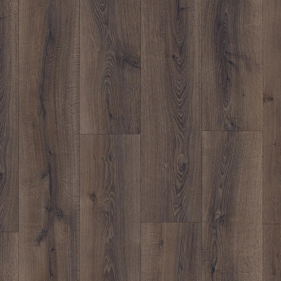 Quick-Step Majestic Laminate Flooring 9.5mm Desert Oak Brushed Dark Brown Swatch