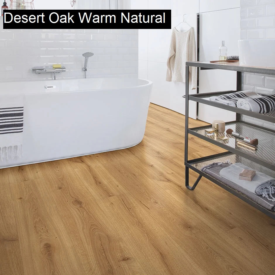 Quick-Step Majestic Laminate Flooring 9.5mm Desert Oak Warm Natural Setting