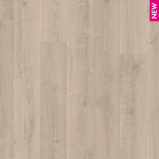 Quick-Step Perspective Nature Laminate Flooring 9mm Brushed Oak Beige Swatch