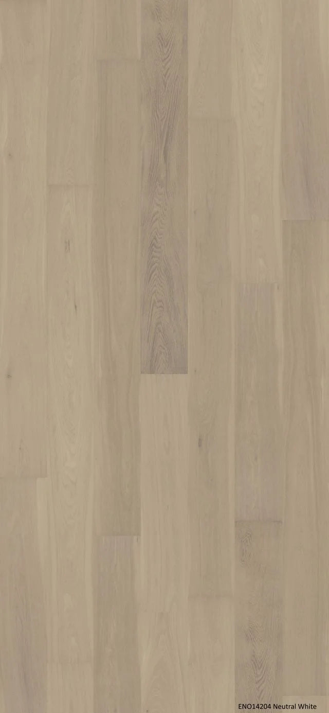 Riverhill Classique Oak Engineered Timber Flooring 14/2mm Neutral White Swatch