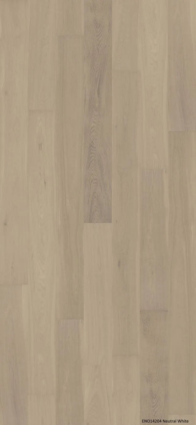 Riverhill Classique Oak Engineered Timber Flooring 14/2mm Neutral White Swatch