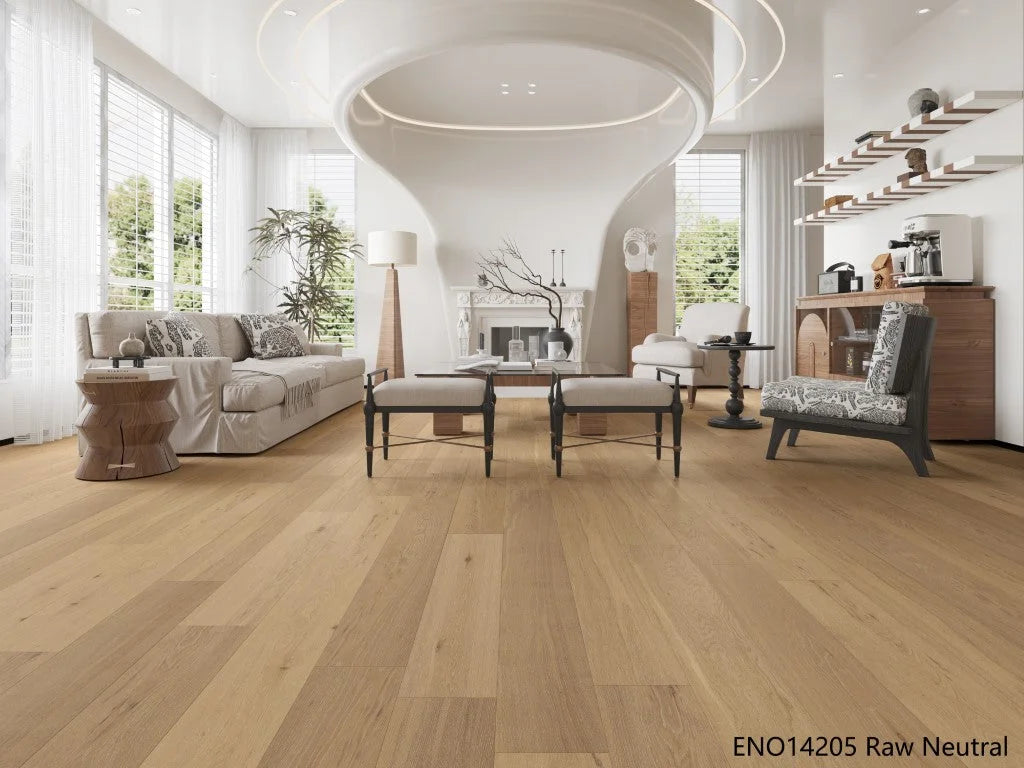 Riverhill Classique Oak Engineered Timber Flooring 14/2mm Raw Neutral Setting