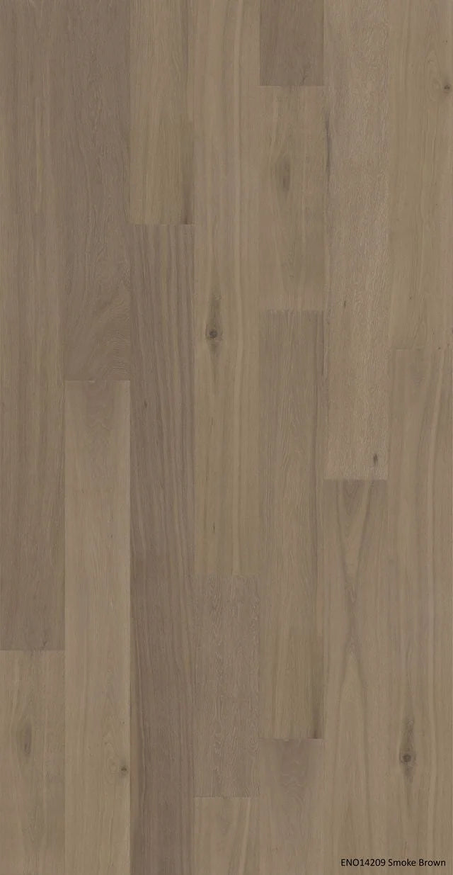 Riverhill Classique Oak Engineered Timber Flooring 14/2mm Smoke Brown Swatch