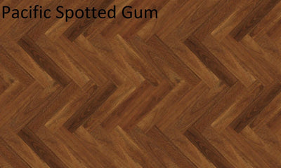 Riverhill Elegant Herringbone Hybrid Flooring 9.5mm Pacific Spotted Gum Swatch