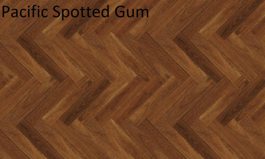 Riverhill Elegant Herringbone Hybrid Flooring 9.5mm Pacific Spotted Gum Swatch