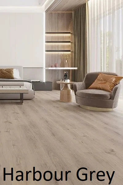 Riverhill Elegant Hybrid Flooring 6.5mm Harbour Grey Setting