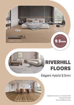 Riverhill Elegant Hybrid Flooring 9.5mm Brochure Cover