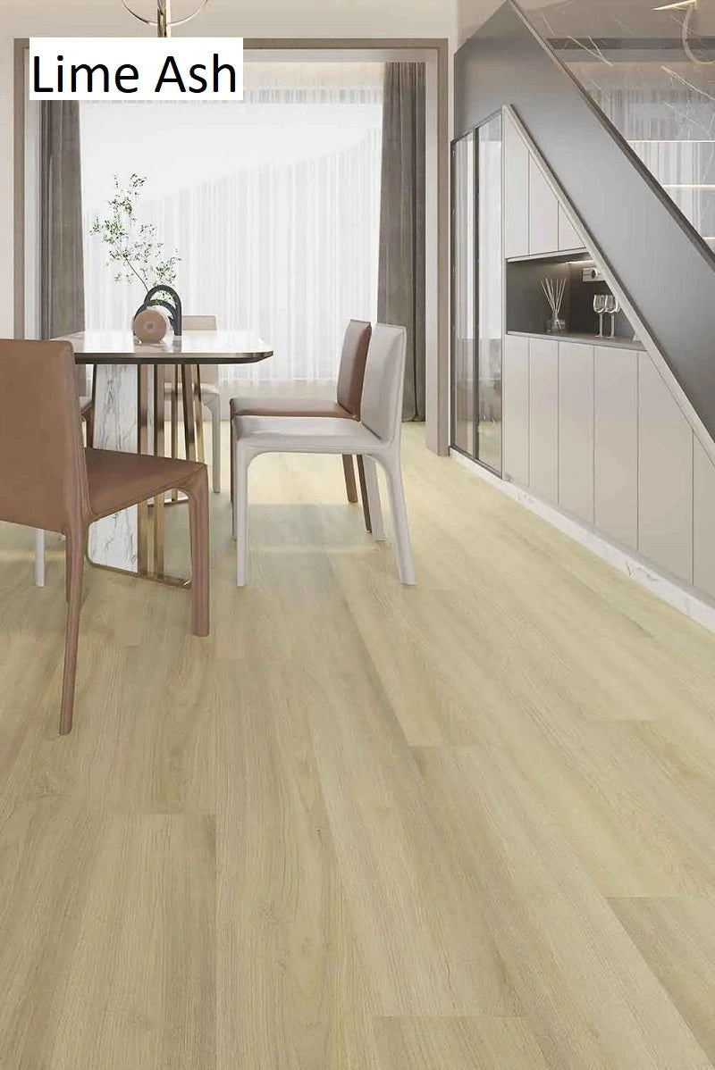Riverhill Elegant Hybrid Flooring 9.5mm Lime Ash Setting