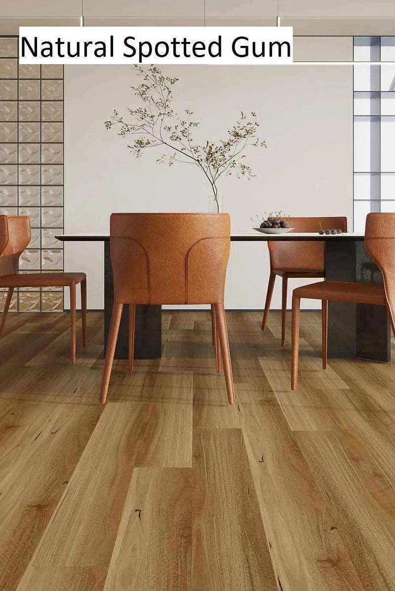 Riverhill Elegant Hybrid Flooring 9.5mm Natural Spotted Gum Setting