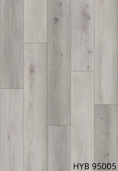 Riverhill Elegant Hybrid Flooring 9.5mm Snow Grey Swatch