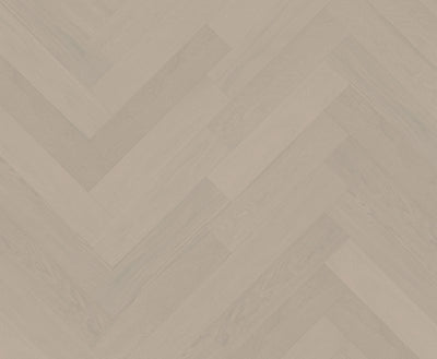 Riverhill iDesign European Oak Chevron Engineered Timber Flooring 15/3mm Casper White Swatch