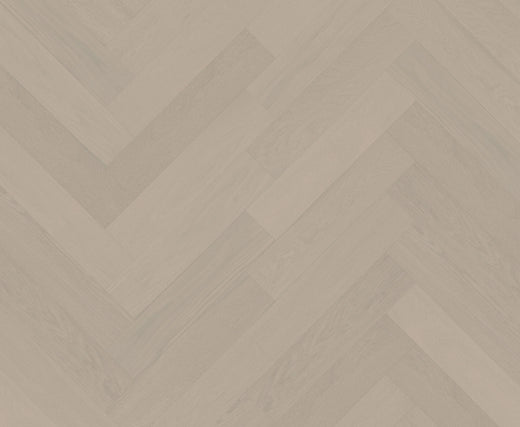 Riverhill iDesign European Oak Herringbone Engineered Timber Flooring 15/3mm Casper White Swatch
