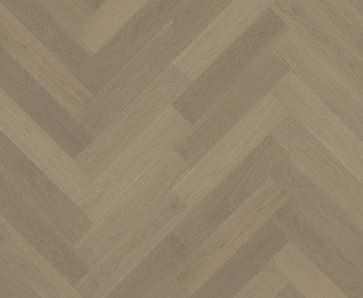 Riverhill iDesign European Oak Herringbone Engineered Timber Flooring 15/3mm Light Malt Swatch