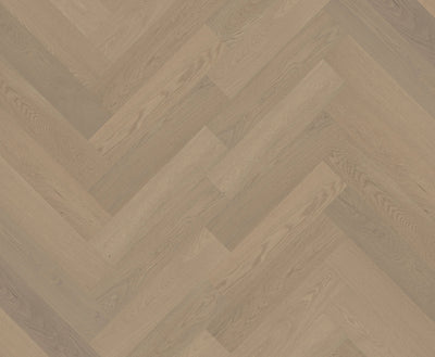Riverhill iDesign European Oak Herringbone Engineered Timber Flooring 15/3mm Light Neutral Swatch