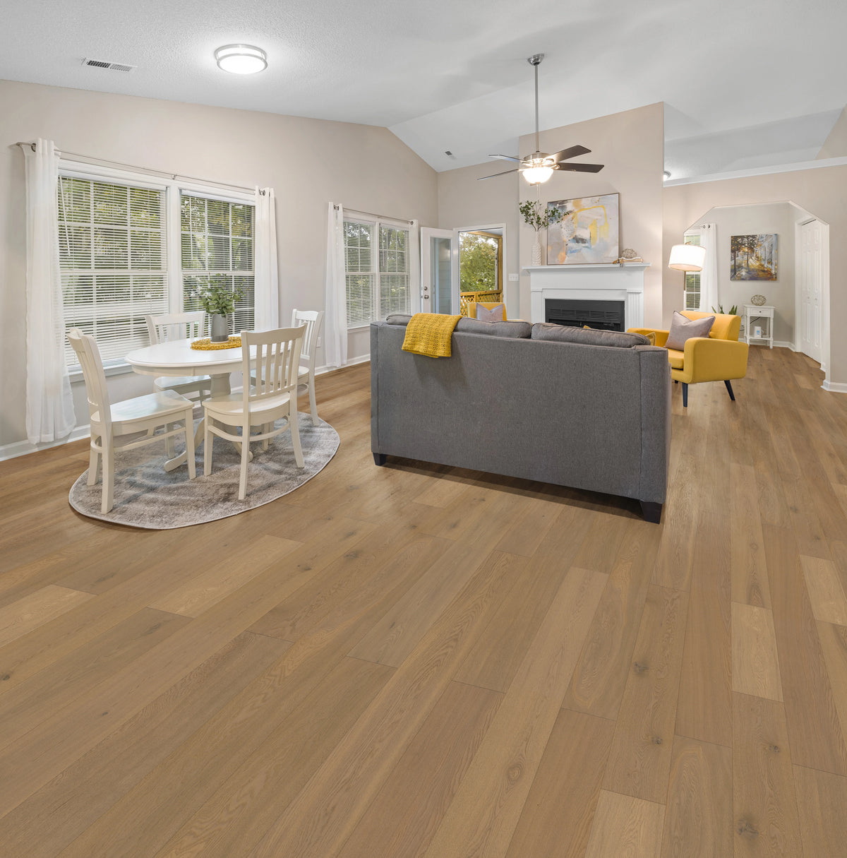 Riverhill iDesign European Oak T&G Flooring 15/3mm Light Neutral Setting