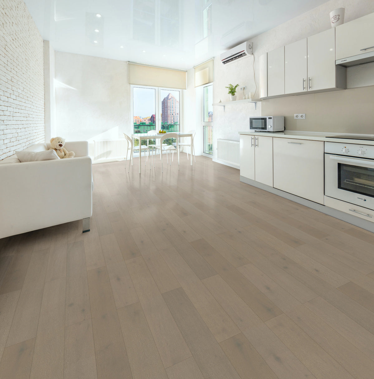 Riverhill iDesign European Oak T&G Flooring 15/3mm Pale Oak Setting