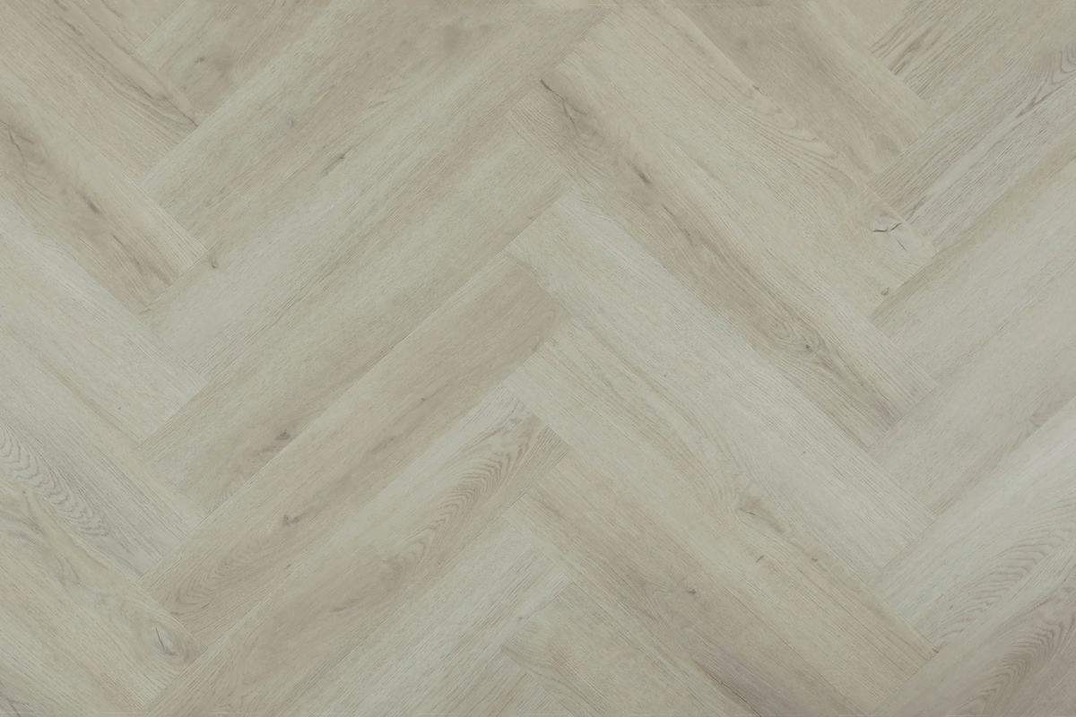 Topdeck Belle Vie Herringbone Hybrid Flooring 7mm – Cayman Oak Swatch