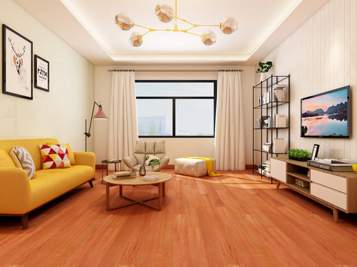 Topdeck Pre-Finished Solid Timber Flooring 18mm Kempas Natural Setting