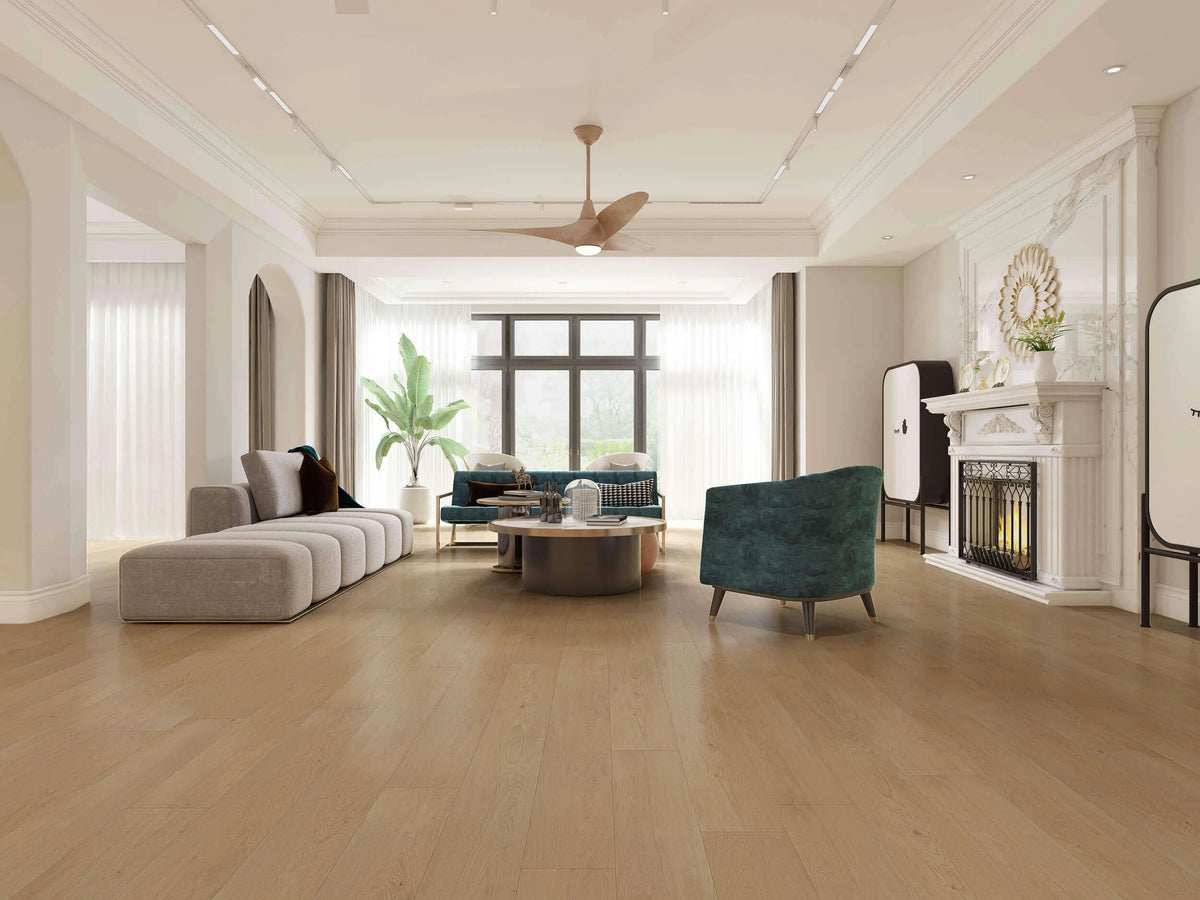 Topdeck Prime Legend AC5 Laminate Flooring 12.3mm Empire Oak Setting