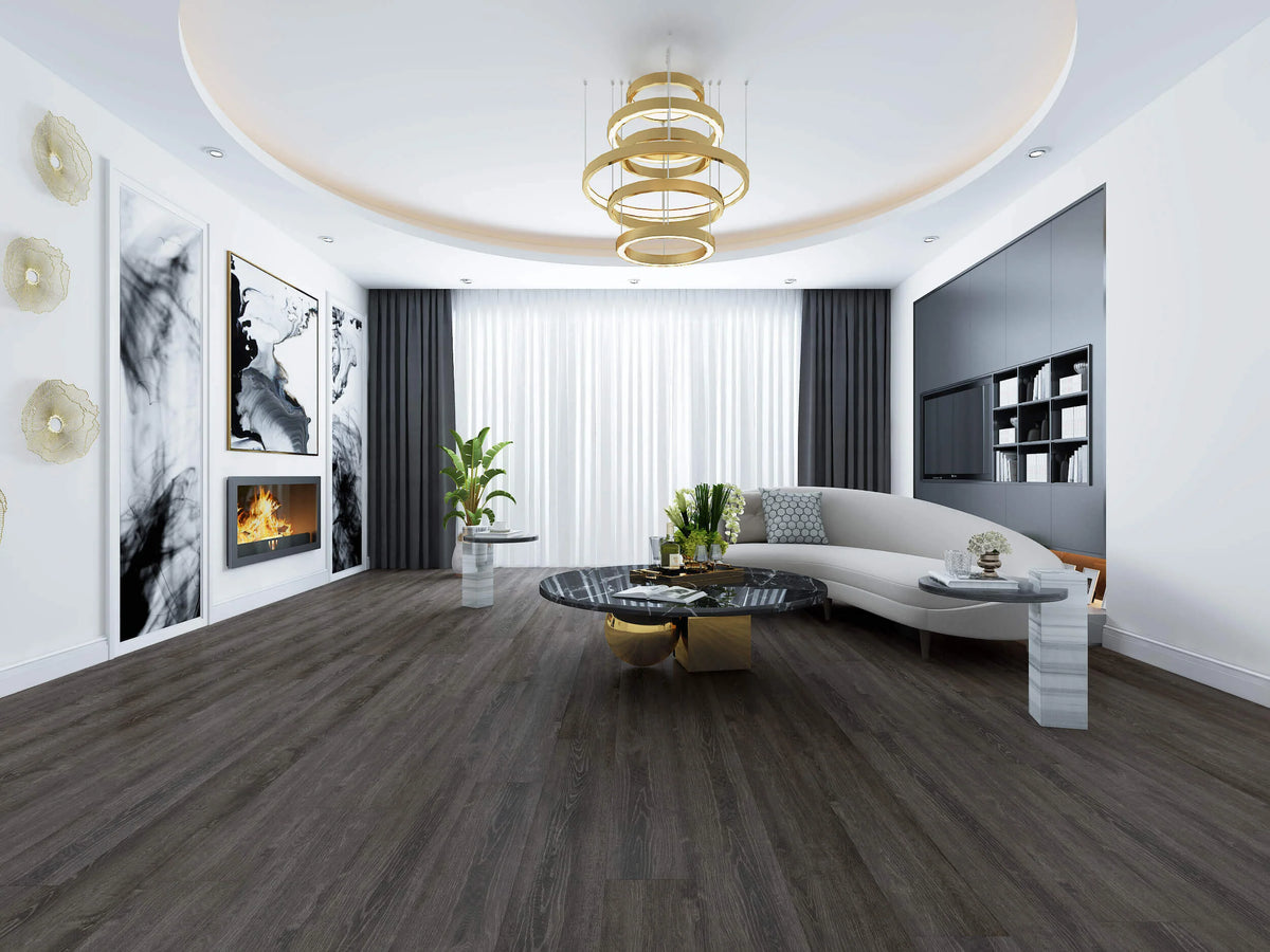 Topdeck Prime Legend AC5 Laminate Flooring 12.3mm Ghost Oak Setting