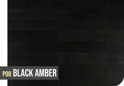 Topdeck Project Oak European Oak Engineered Timber Flooring 14/2mm Black Amber P08 Swatch