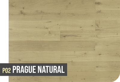 Topdeck Project Oak European Oak Engineered Timber Flooring 14/2mm Prague Natural P02 Swatch