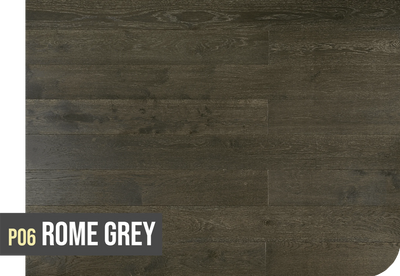 Topdeck Project Oak European Oak Engineered Timber Flooring 14/2mm Rome Grey P06 Swatch